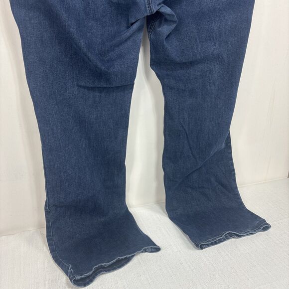 Silver Jeans Women's Plus Size 22 Blue Elyse Slim Boot Denim Jean‎ Pants - Picture 9 of 16